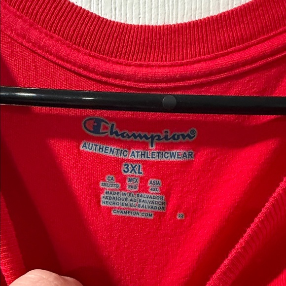 Champion Red University T-Shirt - Picture 2 of 3
